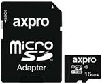 Axpro MicroSD Card 16GB Class 10 With Adapter