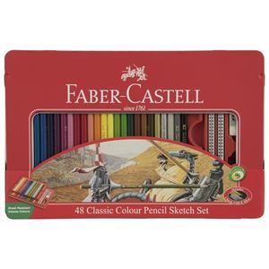 مداد رنگی 48 رنگ فابر کاستل مدل Classic Colour Sketch 115849 Faber Castell Classic Colour Sketch 115849 Color Pencil