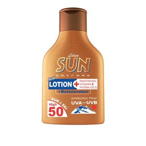 لوسیون ضد آفتاب لیلین سان اکتیو مدل Sun And Ski حجم 110 میلی لیتر Lilien Sun Active Sun And Ski Sun Lotion 110ml