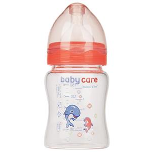شیشه شیر بیبی کر مدل 174Dolphin ظرفیت 150 میلی لیتر Baby Care 174Dolphin Baby Bottle 150ml