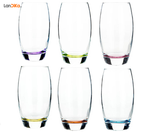 لیوان پاشاباغچه سری بارل کد 41010 بسته 6 عددی Pasabahce Barrel 41010 Glass Pack of 6