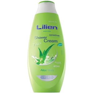 شامپو بدن کرمی لیلین مدل آلوئه ورا حجم 400 میلی لیتر Lilien Aloe Vera Shower Cream 400ml