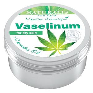 وازلین آرایشی نچرالیس مدل Cannabis Oil حجم 100 گرم Naturalis Cannabis Oil Cosmetic Vaseline 100g