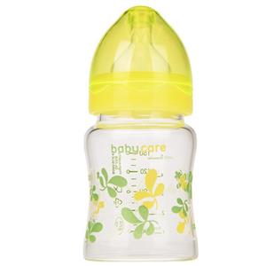 شیشه شیر بیبی کر مدل 174Flower ظرفیت 150 میلی لیتر Baby Care Bottle 150ml 