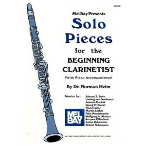 کتاب قطعاتی برای کلارینت اثر نورمن هیم Solo Pieces For The Beginning Clarinetist