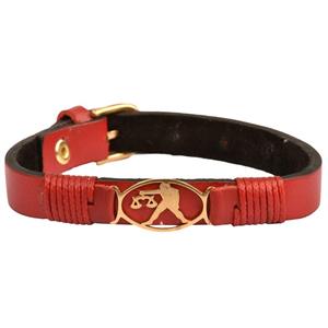 دستبند چرمی کهن طرح تولد مهر مدل BR45 2 Kohan Charm MEHR Leather Bracelet 