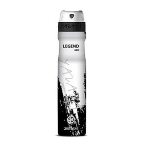 اسپری خوشبو کننده مردانه یالانا مدل Legend- حجم 200 میل Yalana Legend Spray For men