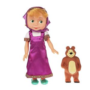 عروسک مدل Masha And The Bear ارتفاع 34 سانتی‌متر Masha And The Bear Doll Height 34 Centimeter