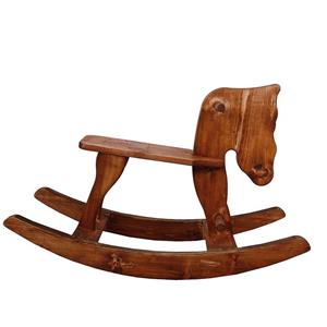 راکر کودک گلدونه مدل Wooden Horse Wooden Horse Baby Rocker