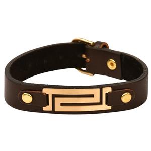 دستبند چرمی کهن چرم طرح مفهومی مدل BR11 Kohan Charm BR11 Leather Bracelet