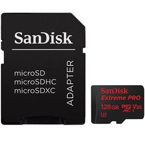 SanDisk Extreme Pro V30 UHS-I U3 Class 10 95MBps 633X microSDXC With Adapter - 128GB SanDisk Extreme Pro V30 UHS I U3 Class 10 95MBps 633X microSDXC With Adapter 128GB