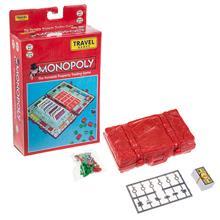 بازی فکری Hasbro  مونوپولی مدل Travel Games کد 9600100 Hasbro Monopoly Travel Games 9600100 Intellectual Game