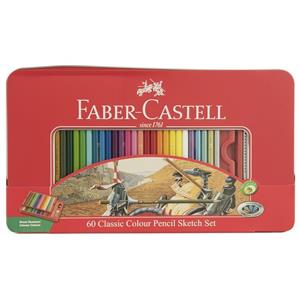 مداد رنگی 60 رنگ فابر کاستل مدل Classic Colour Sketch 115893 Faber Castell Classic Colour Sketch 115893 Color Pencil