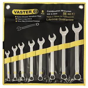 مجموعه 8 عددی آچار یک سر تخت یک سر رینگی واستر مدل 16 8 Vaster 8 16 Combination Wrench 8 PCS