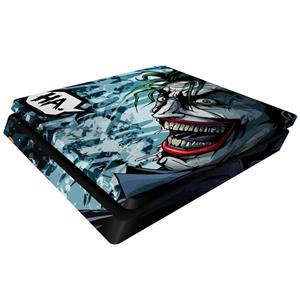 برچسب افقی پلی استیشن 4 اسلیم ونسونی طرح Comic Joker Wensoni Comic Joker PlayStation 4 Slim Horizontal Cover