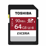Toshiba SDXC Exceria N 302 UHS-I CLASS 10 - 90 MBps - 64GB