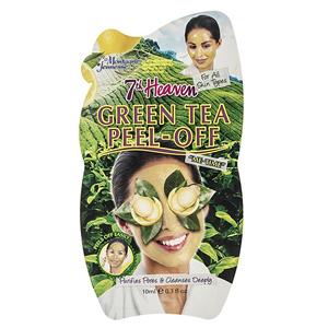 ماسک صورت مونته ژنه سری 7th Heaven مدل Green Tea حجم 10 میلی لیتر Montage Geunesse 7th Heaven Green Tea Peel-Of Face Mask 10ml