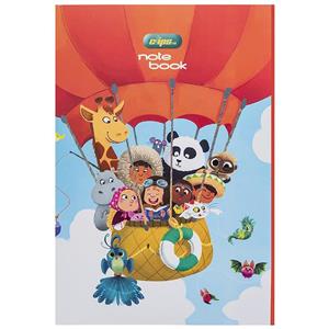 دفتر نقاشی کلیپس طرح بالن سواری Clips Balloon Ride Design Painting Notebook 