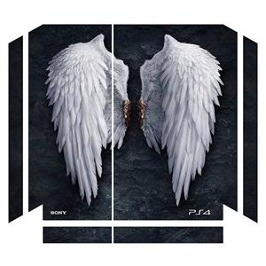 برچسب افقی پلی استیشن 4 ونسونی طرح Angel Wings Wensoni Angel Wings Play Station 4 Horizontal Cover