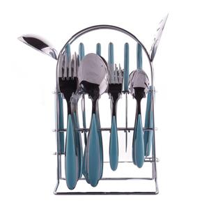 سرویس قاشق و چنگال 33 پارچه نیو هوم مدل Colored New Home Colored 33 Pieces Fork And Spoon Set
