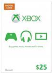 گیفت کارت Xbox live 25$