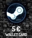 گیفت کارت Steam 5 Euro
