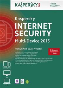 لایسنس انتی ویروس کسپراسکای Kaspersky AntiVirus 1 Pc Year Internet Security Multi Device 2015 3 PC 