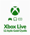 Xbox Live Gold Card (Global) Xbox 360 Live 12 Ay Gold Üyelik