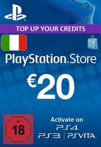 گیفت کارت PlayStation 20 Euro Italian 