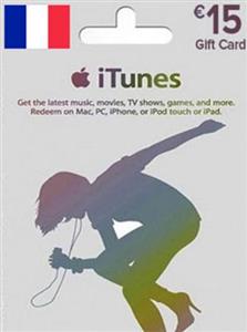 گیفت کارت iTunes 15 Euro France 