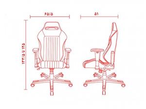 صندلی اداری دی ایکس ریسر سری دریفتینگ مدل OH/DJ133/NC Dxracer Drifting Series OH/DJ133/NC Office Chair