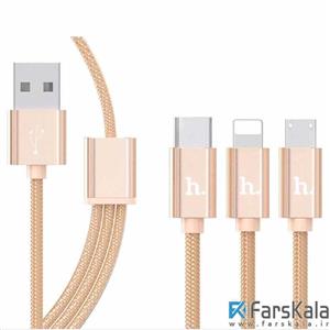 کابل شارژ سه سر هوکو 