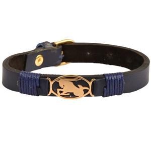 دستبند چرمی کهن چرم طرح تولد دی مدل BR46 11 Kohan Charm dey BR46 11 Leather Bracelet
