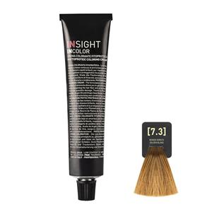 کیت رنگ مو اینسایت مدل Incolor شماره 7.3 Insight Number Hair Color 