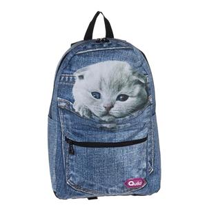 کوله پشتی کوییلو طرح بچه گربه Quilo Kitten Design Backpack