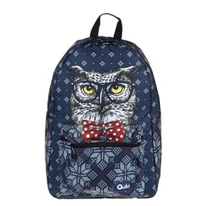 کوله پشتی کوییلو طرح جغد خوش تیپ Quilo Handsome Owl Design Backpack