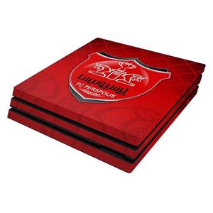 برچسب افقی پلی استیشن 4 پرو ونسونی طرح FC Perspolis Wensoni FC Perspolis PlayStation 4 Pro Horizontal Cover