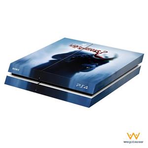 برچسب افقی پلی استیشن 4 پرو ونسونی طرح Why So Serious Wensoni Why So Serious PlayStation 4 Pro Horizontal Cover