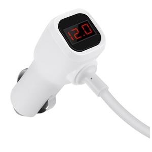 شارژر و تبدیل فندکی ماشین هوکو مدل Z13 Hoco Z13 LCD ONE-PULL-THREE Car Charger