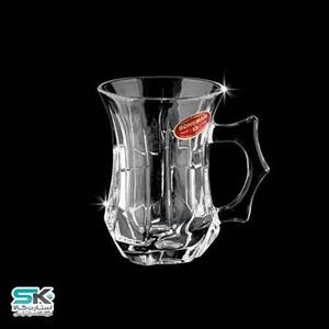 فنجان دسته دار کریستال خورشیدی کد02