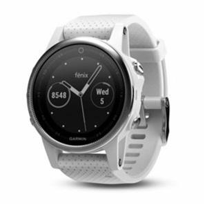 ساعت و جی پی اس ورزشی گارمین مدل فنیکس 5 اس با بند سیلیکون سفید Garmin Fenix 5S 010-01685-00 Sport GPS Watch
