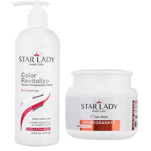 پک آبرسان و مراقبت از موهای آسیب دیده استارلیدی StarLady Damaged Hair Care and Hydrating Pack