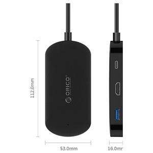 مبدل Type C به HDMI USB3.0 A اوریکو مدل TCH1 ORICO to Adapter 