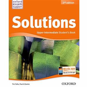 کتاب Oxford Solutions Upper Intermediate Book And Workbook  Oxford Solutions Upper Intermediate Book And Workbook by Tim Falla - 2 volume