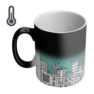 ماگ حرارتی کاردستی مدل KDMH331 Kaardasti KDMH331 Heat Sensetive Mug