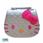 Kitty Girly Bag-Silver