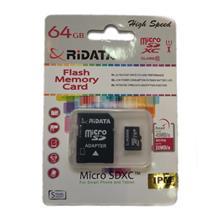 کارت حافظه Ridata Micro SDXC 64GB U1 Class 10