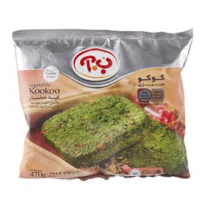 کوکو سبزی منجمد آماده 470 گرمی ب.آ B.A Vegetable Kookoo 470gr