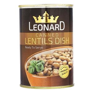 کنسرو عدس قوطی 420 گرمی لئونارد Leonard Lentis Dish Canned 420 gr