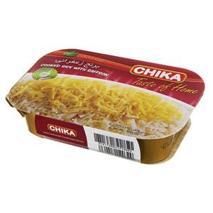 کنسرو برنج زعفرانی 300 گرمی چیکا Chika Cooked Rice With Saffron 300gr